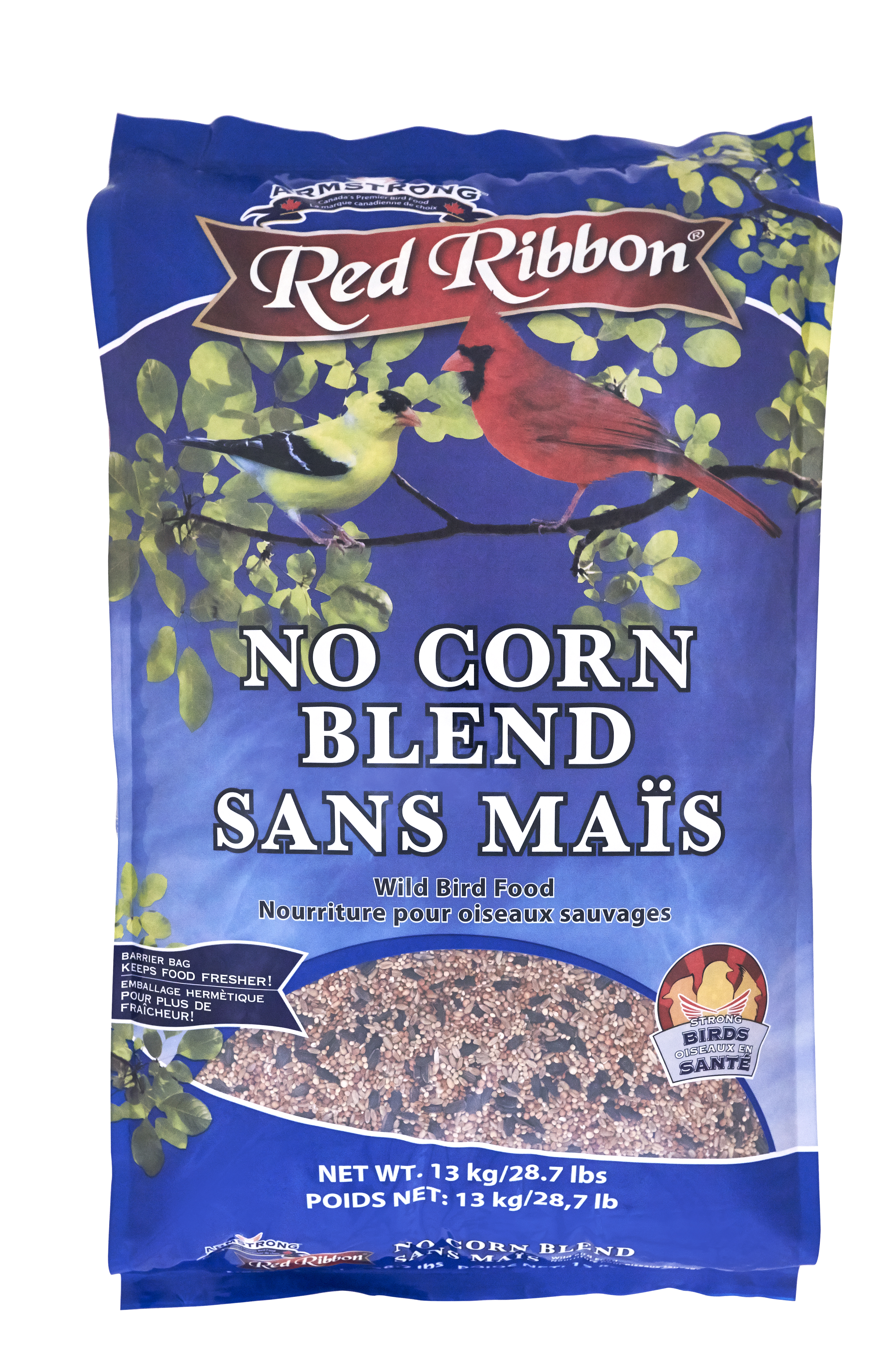 Graines pour oiseaux sauvages Red Ribbon, sans maïs